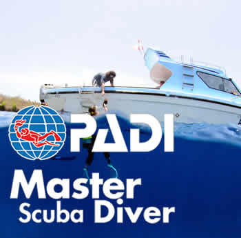 PADI Master Scuba Diver Course in Bali