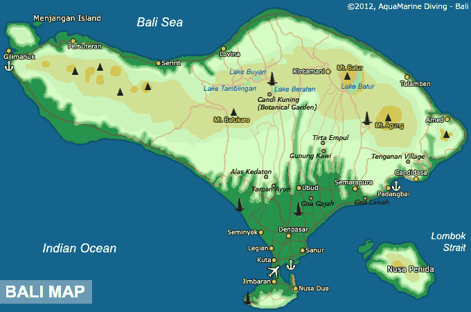 Bali Map Bali Map