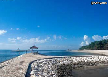 Pedestrian Footpath, Sanur Hotels, Bali